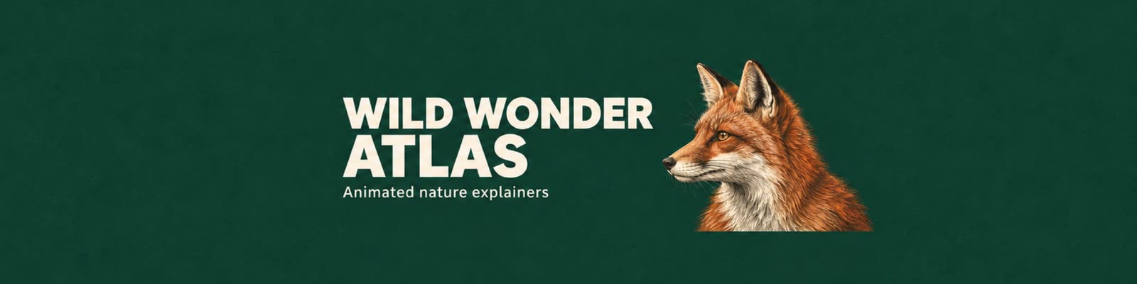 Wild Wonder Atlas: animated nature explainers